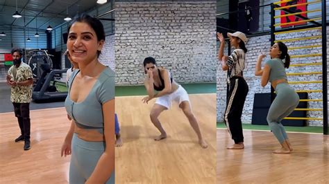 tamilnadu hot video|Sizzling hot video of Samantha rehearsing for 'Oo Solriya Mama'.